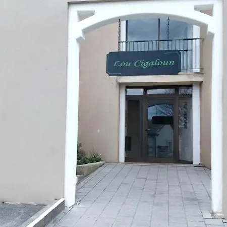Studio Lou Cigaloun Climatise Greoux-les-Bains Exterior photo